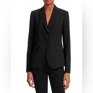 Theory black wool Carissa blazer